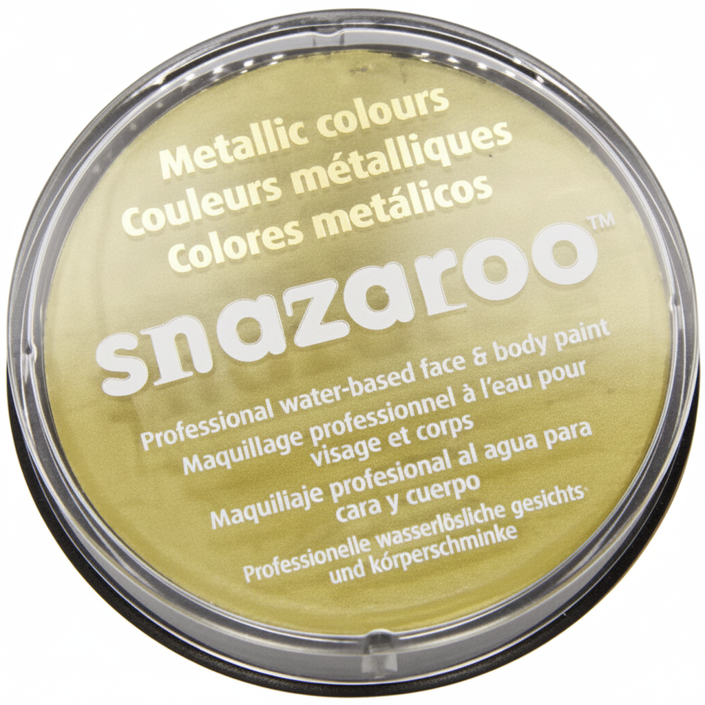 Peinture Faciale Métallique Snazaroo — Or 18.8g | Maquillage Halloween & Spectacle