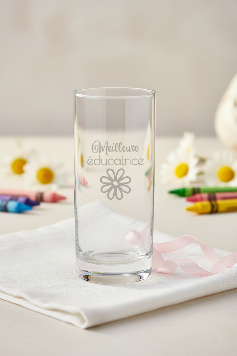 Verre à cocktail meilleure éducatrice
